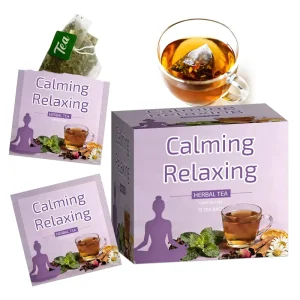 OEM Private Label 100% Natural Organic Herbal Tea with Peppermint & Chamomile for Digestive Wellness & Stress Relief
