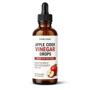 OEM Private Label Apple Cider Vinegar Drops Organic Natural Dietary Supplement Weight Management