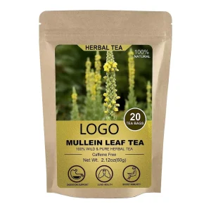 OEM Private Label Caffeine-Free Mullein Leaf Organic Herbal Tea Bag Natural Tea Supplement