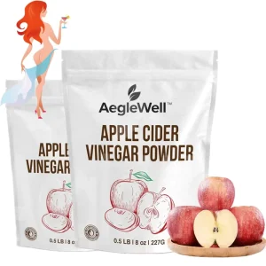 OEM Private Label Halal 5% 10% Apple Cider Vinegar Powder Food Grade Apple Vinegar Powder