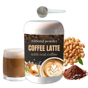 OEM Private Label Hot or Iced Coffee Latte Instant Powder Organic Protein Almond Coffee Powder