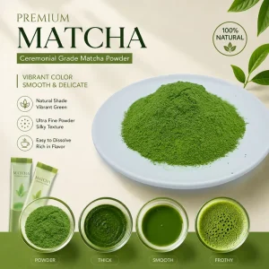 OEM Private Label Organic Ceremonial Grade Matcha Green Tea Powder