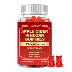 OEM Private Label Organic Keto ACV Flat Tummy Gummy 1000mg Apple Cider Vinegar Weight Loss Gummy With Vitamin B