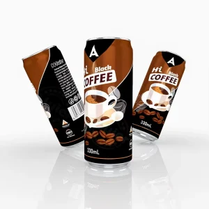 OEM Private Label Ready to Drink 275ml 250ml 330ml Canned Original Vietnam Energy America Bitter Coffee Without Sugar