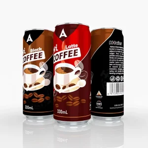 OEM Private Label Ready to Drink Coffee Drinks 250ml 330ml Canned Latte Cappuccino Espresso Iced Coffee Beverages