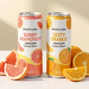 OEM Private Label Sports Nutrition Energy Drink High Carbonated Beverage in 500ml Brushed Aluminum Cans with Custom Logo