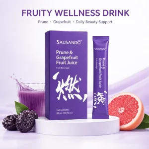 OEM Prune Grapefruit Fruit Juice Drink Digestive Cleanse Slim Gut Health Functional Beverage Private Label