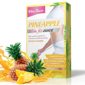 OEM Slim Detox Juice Weight Loss Pineapple Instant Powder Fruit ANANAS Slim Fit Juice for Minceur Dietary Fiber Supplements