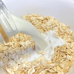 Oatmeal Muesli Céréales Flocon Quick Cooking Instant Food for Adults Children Vegan Breakfast Rolled Oats
