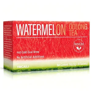 Oolong Tea with Watermelon Mixed Fruits Box Real Dried Fruits Refreshing Fruity Perfect Iced or Hot OEM Factory Direct
