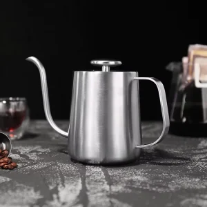 Optional Thermometer 550ml 600ml Stainless Steel Gooseneck Spout Kettle Pour Over Coffee Kettle for Drip Coffee