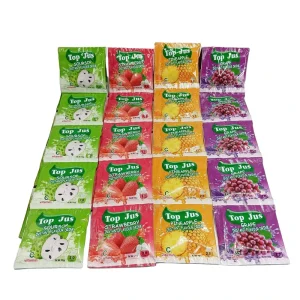 Orange Mango Strawberry Lemon Pineapple Mix Cherry With Sugar OEM Concentrated Flavoured Fruit Instant Juice Drink Powder