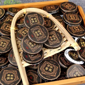 Orange peel Pu ‘er tea small Tuo tea cake Yunnan orange peel cooked tea black tea small jade cake aged orange Pu tea 500g