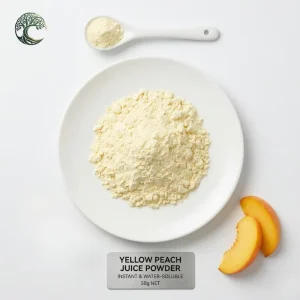 Organic 100% Water Soluble Instant Yellow Peach Fruit Powder Yellow Peach Juice Powder