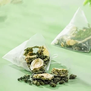 Organic Blended Herbal Pyramid Tea Bags Freshly Processed and Packaged in Bulk Sachet Box Cup Vacuum Pack Bottle