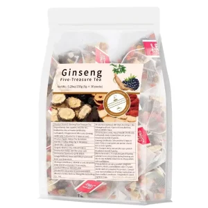 Organic Bulk and Bagged Ginseng Tea with Goji Berries and Kidney Tonifying Tea As Solid Health Energy Supplements