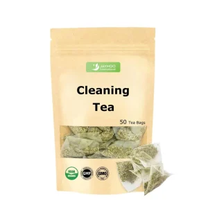 Organic Caffeine free Herbal Tea with Hawthorn Berry Lotus Leaf Psyllium Husk Seed for Adults OEM ODM Cleaning Tea