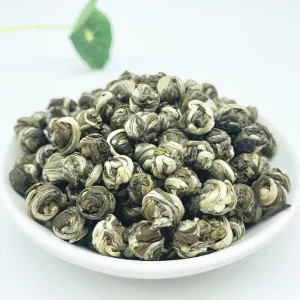 Organic Chinese Green Tea Jasmine Dragon Pearl Loose Leaf Health Tea in Bulk Packaged in Bag