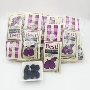 Organic Chinese Preserved Dark Plum Dried Plums with Sweet Taste and Salt Preservation Process