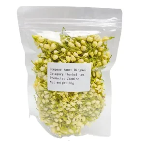 Organic Dried Jasmine Bud Flower Tea Fresh Blooming Tea Bulk Bag Box Packaging Available