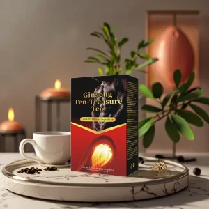 Organic Ginseng Ten Treasure Health Tea Men Nourishing Kidney Fertility Support Hand made Ready Brew 150g 30 Tea Bags