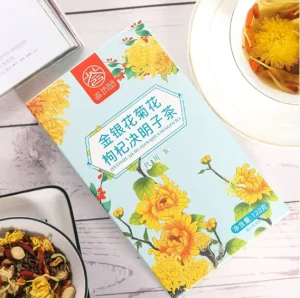 Organic Honeysuckle Chrysanthemum Goji Cassia Seed Herbal Tea Natural Detox Slimming Eye Protection Daily Health Bag