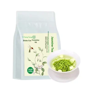 Organic Jasmine Tea 240g Loose Leaf Handmade Bag Grade S Health Slimming Refrigeration 12 Months Shelf Life China