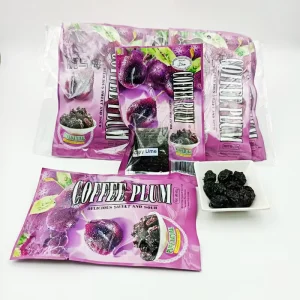 Organic Little Black Sour Plum AD Dried Fruit Preserved with Salt Chinese Coffee Flavor Sweet Taste Gift Pack Bulk