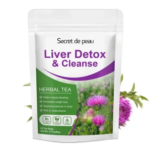 Organic Liver Detox Cleanse and Protecting Tea Herbal Tea 30 Pieces Tea Bags