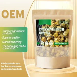 Organic Loose Leaf Dried Chrysanthemum Bud Tea Daily Wellness Bagged Tea Natural Herbal Floral Tea with Handpicked Fresh Buds