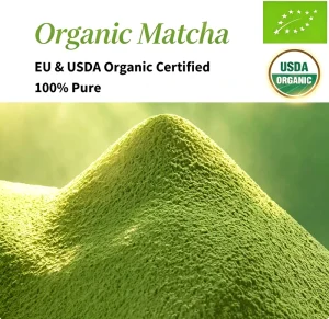 Organic Matcha Green Tea Powder Antioxidant Vegan Keto Gluten Free for Lattes & Smoothies