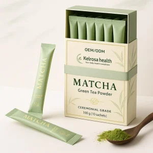 Organic Matcha Powder Private Label Guizhou Matcha Green Tea Custom Logo Ceremonial Grade Matcha Powder Sticks