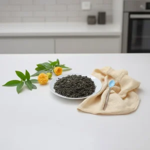 Organic Natural Jasmine Green Tea in Bulk Healthy Loose Blooming Tea in Bag Packaging Specialty Health Tea