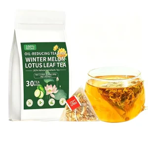 Organic OIL-REDUCING Winter Melon and Lotus Leaf Women’s Weight Loss Slimming Tea Bags 6g*30 Packages