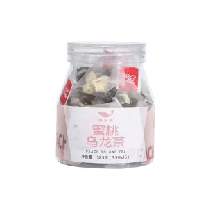 Organic Peach Oolong Tea Blended and Fresh Slimming Health Tea in Bag Packaging