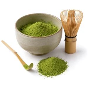 Organic Pure Matcha Green Tea Powder Natural Premium Grade for Beverage Baking Dessert Bulk Supply