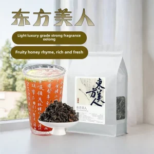 Oriental Beauty Nectar Flavor Commercial Oolong Tea Fresh Lemon and Light Milk Loose Tea in New Bag Packaging Shop Ready