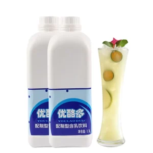 Original Flavor Lactobacillus Sterilized Yogurt Drink 1.1L Bottle for Children