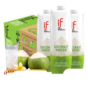 Original Imported From Thailand if 100% Coconut Water 1L Large Bottle Fruit Juice Drink Not From Concentrate NFC Coconut Water