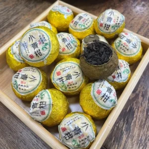 Original Mini Qing Gan Pu erh Tea Cooked Tea Mini Green Mandarin Orange Pu erh 3A
