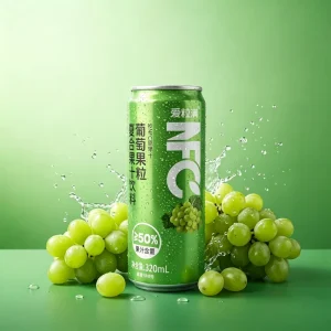Original Source Factory NFC Grape Pulp Compound Juice 320ml Aluminum Can Fresh Squeezed Grape Juice With Rich Pulp Bulk Supply