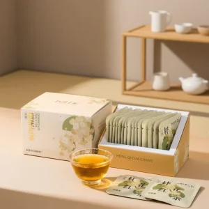 Osmanthas Black Tea Flavor Herbal Tea Organic Health Bulk Loose Leaf Factory OEM Branding