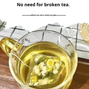 Osmanthus Chrysanthemum Jasmine Mint Herbal Tea Bags Cold Brew Three Clear Breathing Tea