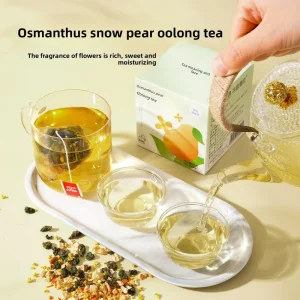 Osmanthus Snow Pear Tangerine Peel Oolong Tea 10 Packs 3g Individually Packaged Cold Brewed Refreshing Fruit Tea