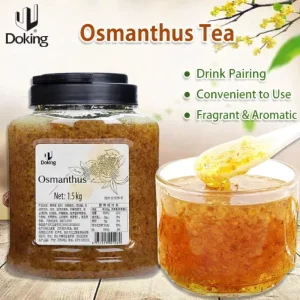 Osmanthus Tea Jam Beverage Syrup for Bubble Tea Milk Tea Dessert Toppings OEM Supplier