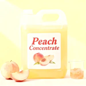 Peach Extract Concentrate OEM Private Label for Food & Beverage Industry ISO Certified No Artificial Flavor