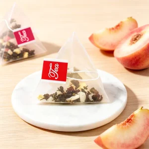 Peach Herbal Slimming Tea Daily Detox Metabolism Booster Natural Weight Management Sugar-Free Caffeine-Free Tea Bags