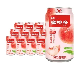 Peach Juice Drink 310ml Canned Ideal for Supermarket and Convenience Store Retail