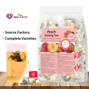 Peach Oolong Tea 30 Bags Antioxidant Digestive Aid Pure Herbal Top Grade Bulk Box Manufacturer Direct Sales Small Batch