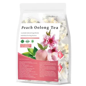 Peach Oolong Tea 30 Pack Triangle Tea Pack Women’s Slimming and Health Nourishing Flavor Tea
